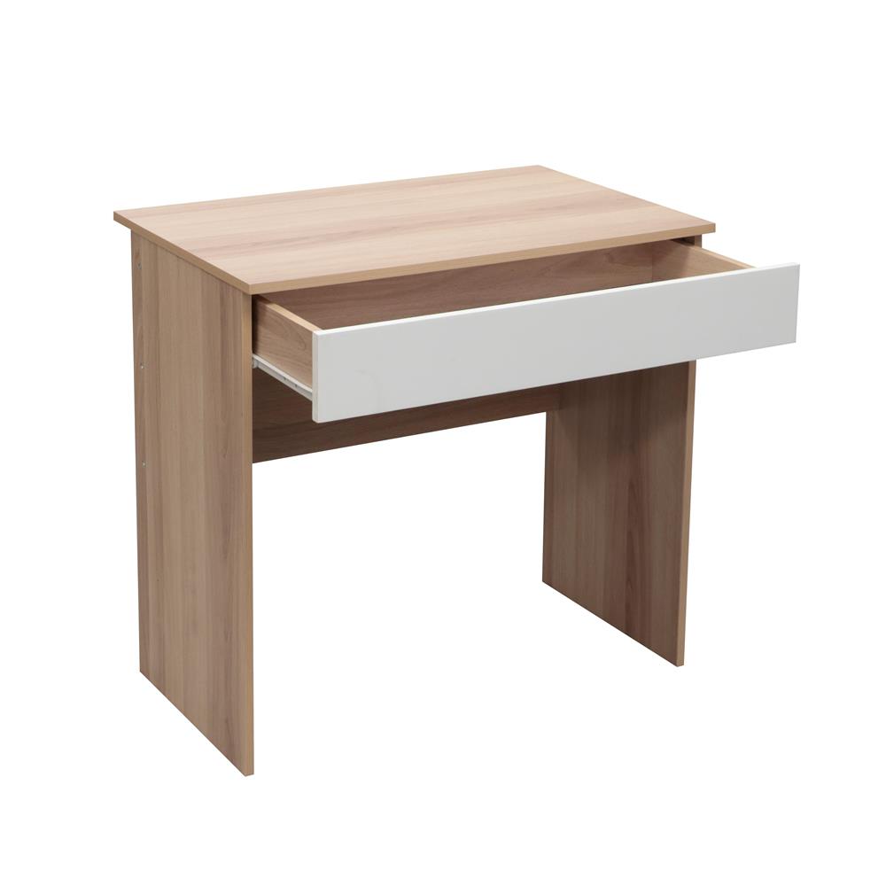โต๊ะทำงาน FURDINI MANIE 80 ซม. สีไวท์โอ๊ค/ขาว