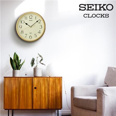 นาฬิกาแขวน SEIKO CLOCKS QXA747G 11 นิ้ว สีทอง_2