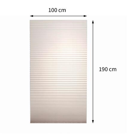 มู่ลี่แบบจีบ HOME LIVING STYLE TROFY 100x190 ซม. สีน้ำตาล_4