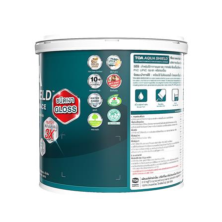 สีเคลือบเงา TOA AQUA SHIELD 2 IN 1 BASE C เงา 3.5 ลิตร_2