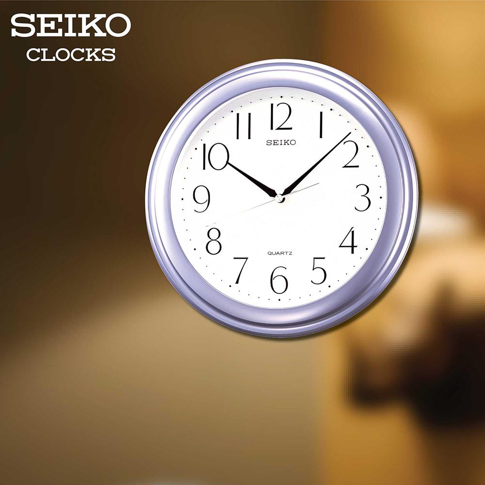 นาฬิกาแขวน SEIKO CLOCKS QXA327L 11.4 นิ้ว สีม่วง