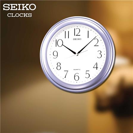นาฬิกาแขวน SEIKO CLOCKS QXA327L 11.4 นิ้ว สีม่วง_1