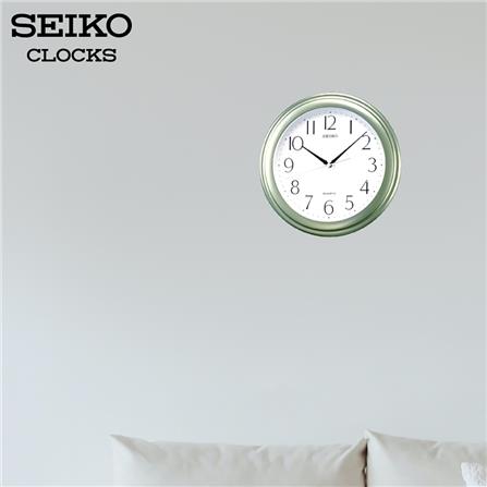 นาฬิกาแขวน SEIKO CLOCKS QXA327M 11.4 นิ้ว สีเขียว_1