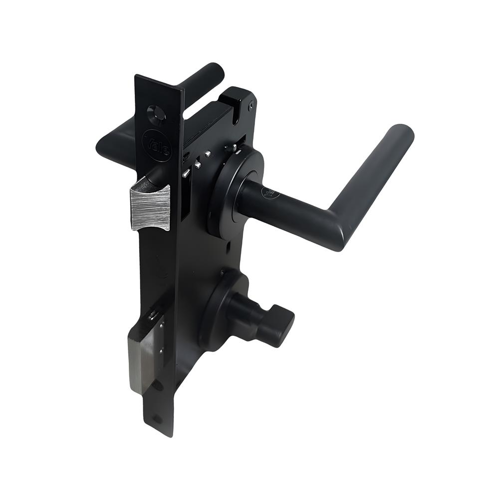 มือจับก้านโยกห้องน้ำ MORTISE YALE EYML-BK-SN001BLKP สีดำ