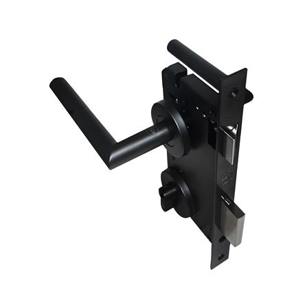 มือจับก้านโยกห้องน้ำ MORTISE YALE EYML-BK-SN001BLKP สีดำ_1