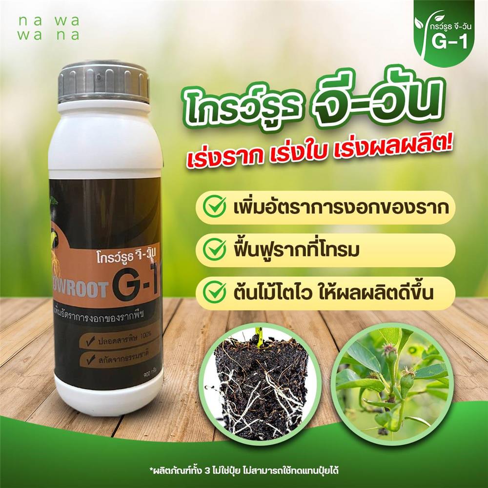 สารเร่งราก โกรว์รูธ จี-วัน NAWAWANA 900 ก.