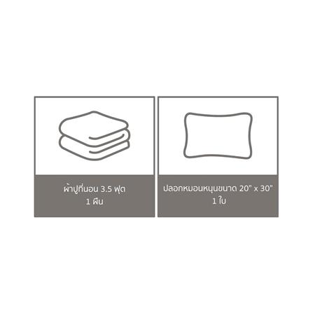 ชุดผ้าปูที่นอน 3.5 ฟุต 2 ชิ้น PERICO REGAL PRINT RE255_5