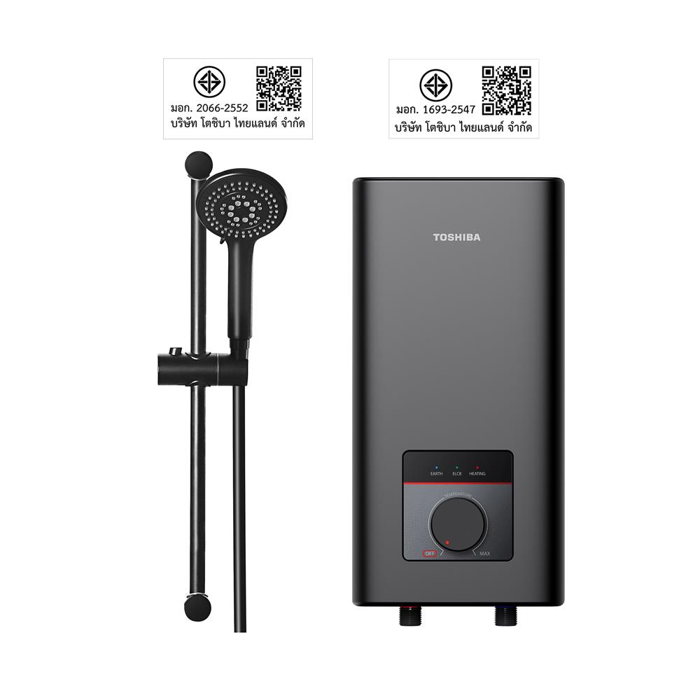 เครื่องทำน้ำอุ่น TOSHIBA TWH-48MFNTH(K)-CB 4800 วัตต์ สีดำ
