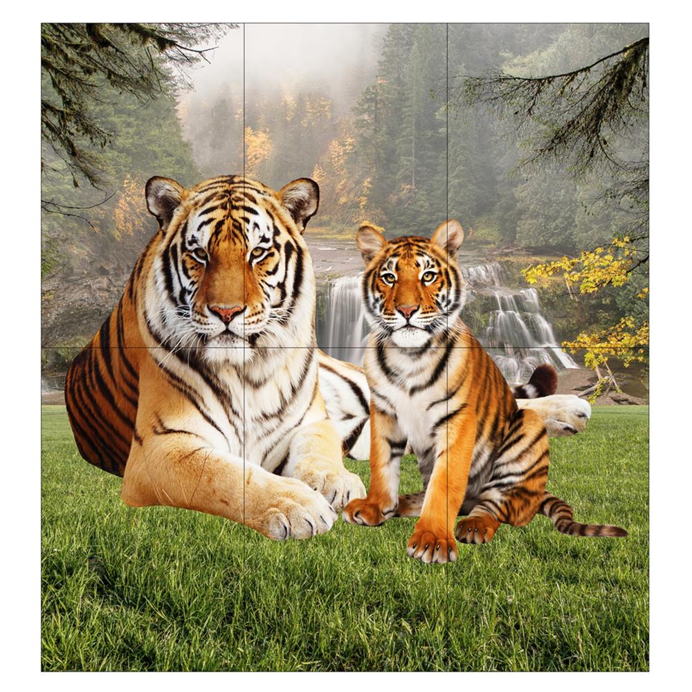 กระเบื้องผนังภาพชุด 10x16 นิ้ว ARTE ไทเกอร์