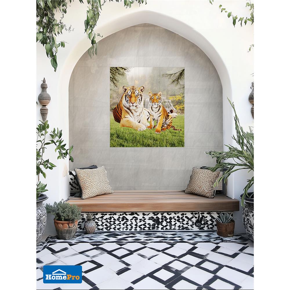 กระเบื้องผนังภาพชุด 10x16 นิ้ว ARTE ไทเกอร์