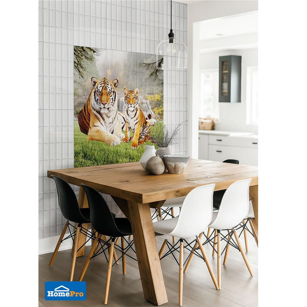 กระเบื้องผนังภาพชุด 10x16 นิ้ว ARTE ไทเกอร์