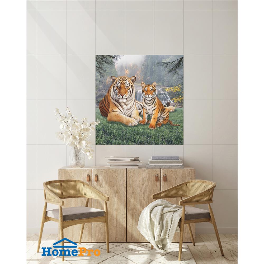กระเบื้องผนังภาพชุด 10x16 นิ้ว ARTE ไทเกอร์