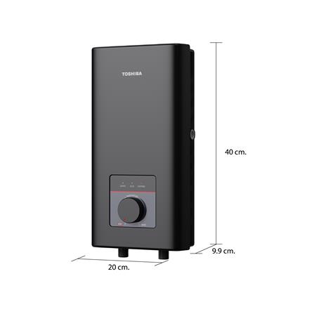 เครื่องทำน้ำอุ่น TOSHIBA TWH-38MFNTH(K)-CB 3800 วัตต์ สีดำ_6