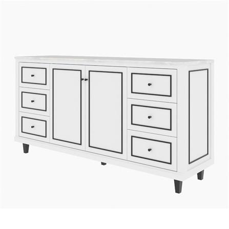 ตู้เตี้ย SB FURNITURE ETERNO 19223409 180 ซม. สีขาว_0