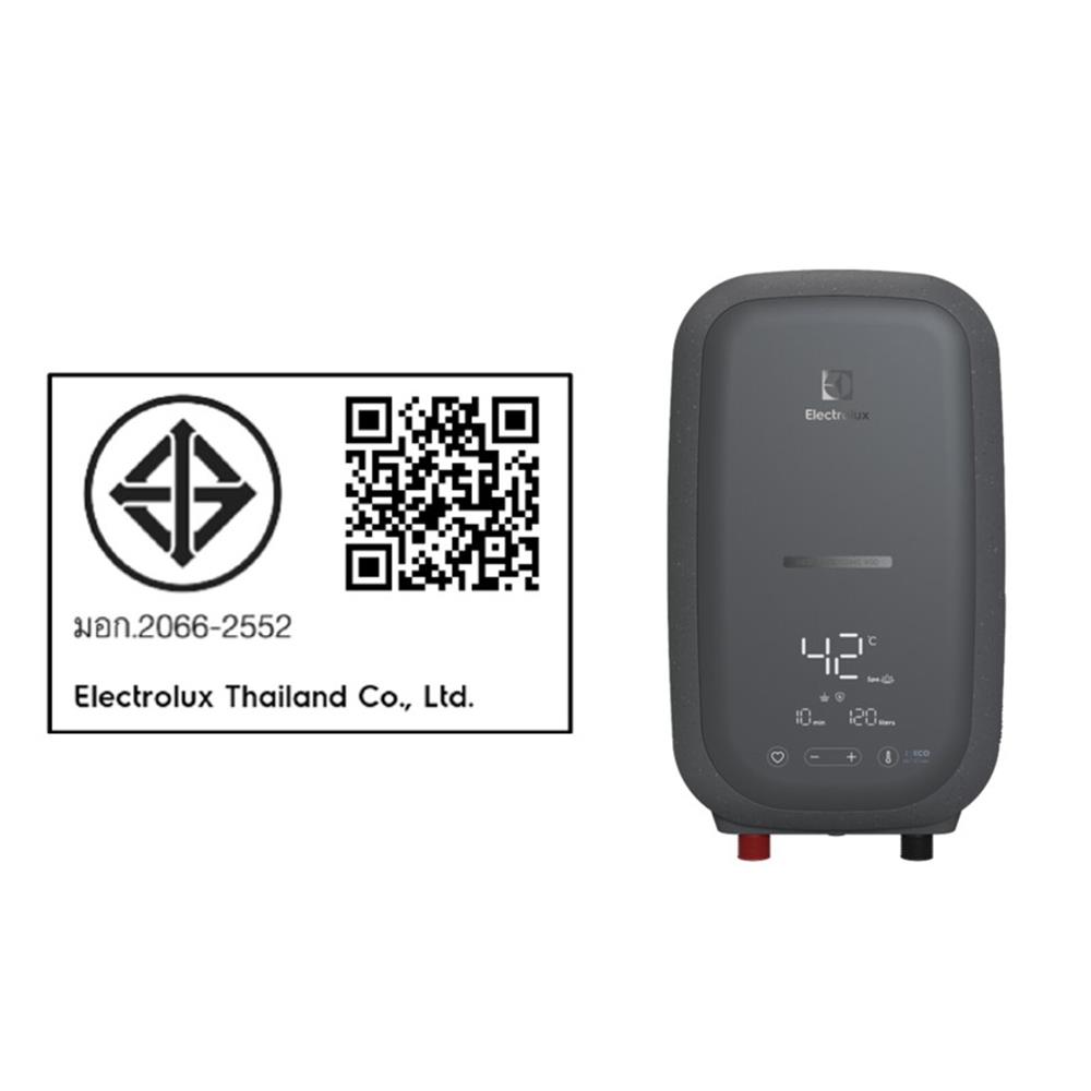 เครื่องทำน้ำอุ่น ELECTROLUX EWE481SX1-G6 4800 วัตต์ สีเทา