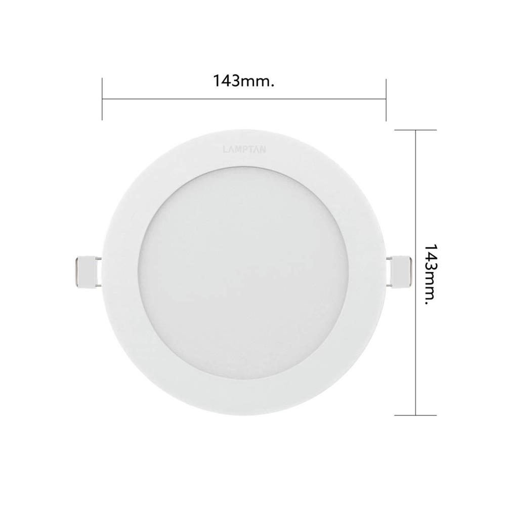 ดาวน์ไลท์ LED LAMPTAN ADJUST 5.6 นิ้ว 9 วัตต์ DAYLIGHT/COOL WHITE/WARM WHITE สีขาว