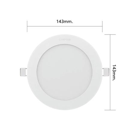 ดาวน์ไลท์ LED LAMPTAN ADJUST 5.6 นิ้ว 9 วัตต์ DAYLIGHT/COOL WHITE/WARM WHITE สีขาว_7
