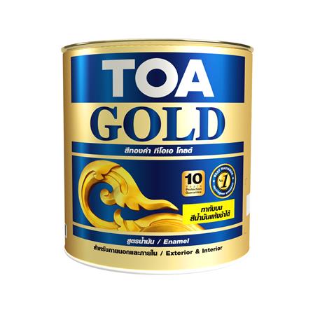 สีทองคำ สูตรน้ำมัน TOA GOLD GE234 สีทองสวิส 1 แกลลอน_0