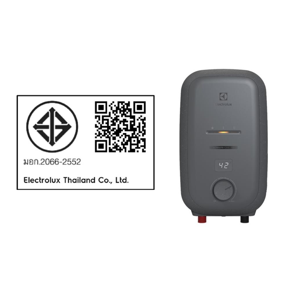 เครื่องทำน้ำอุ่น ELECTROLUX EWE481RX1-G6 4800 วัตต์ สีเทา
