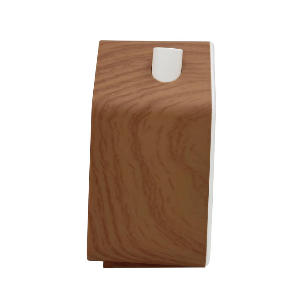 นาฬิกาปลุก SEIKO CLOCKS QHP011B 4.33X3.38 นิ้ว สีน้ำตาลเข้ม