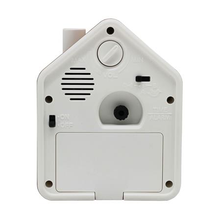 นาฬิกาปลุก SEIKO CLOCKS QHP011B 4.33X3.38 นิ้ว สีน้ำตาลเข้ม_4