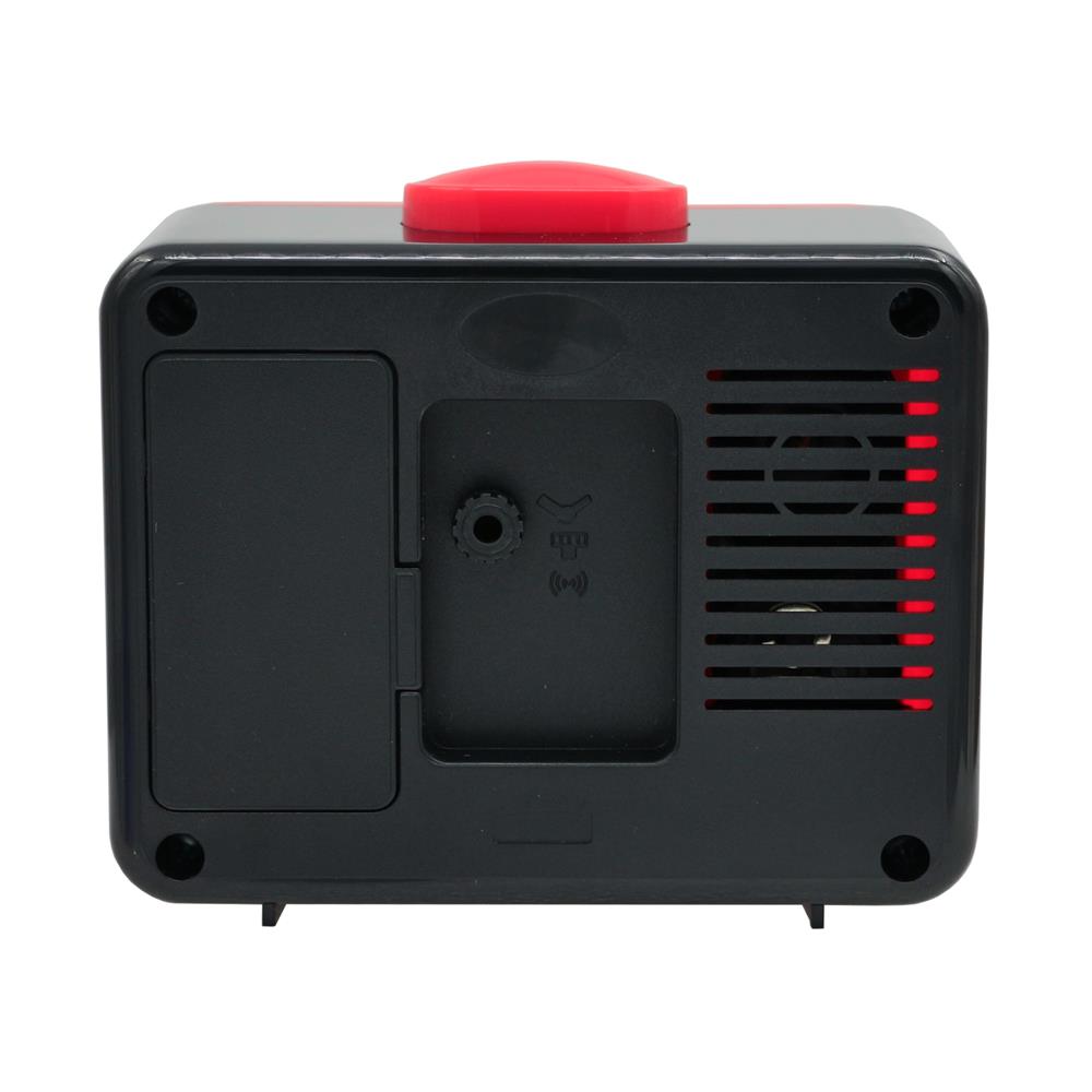 นาฬิกาปลุก SEIKO CLOCKS QHK061R 3.38X4.29 นิ้ว สีแดง