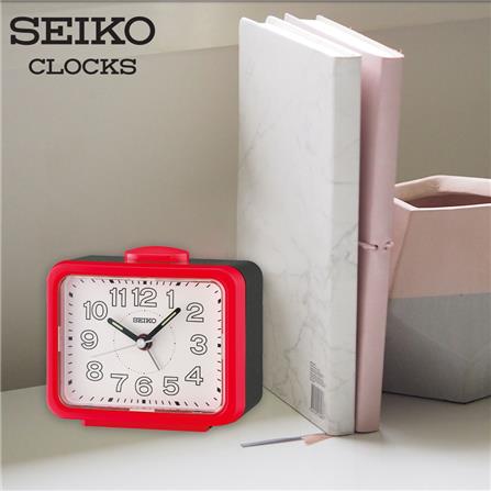 นาฬิกาปลุก SEIKO CLOCKS QHK061R 3.38X4.29 นิ้ว สีแดง_5