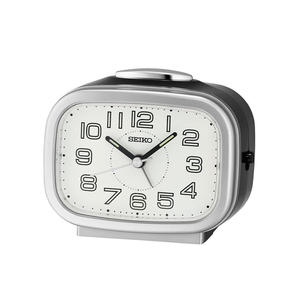 นาฬิกาปลุก SEIKO CLOCKS QHK060S 3.89X3.3 นิ้ว สีเงิน_1