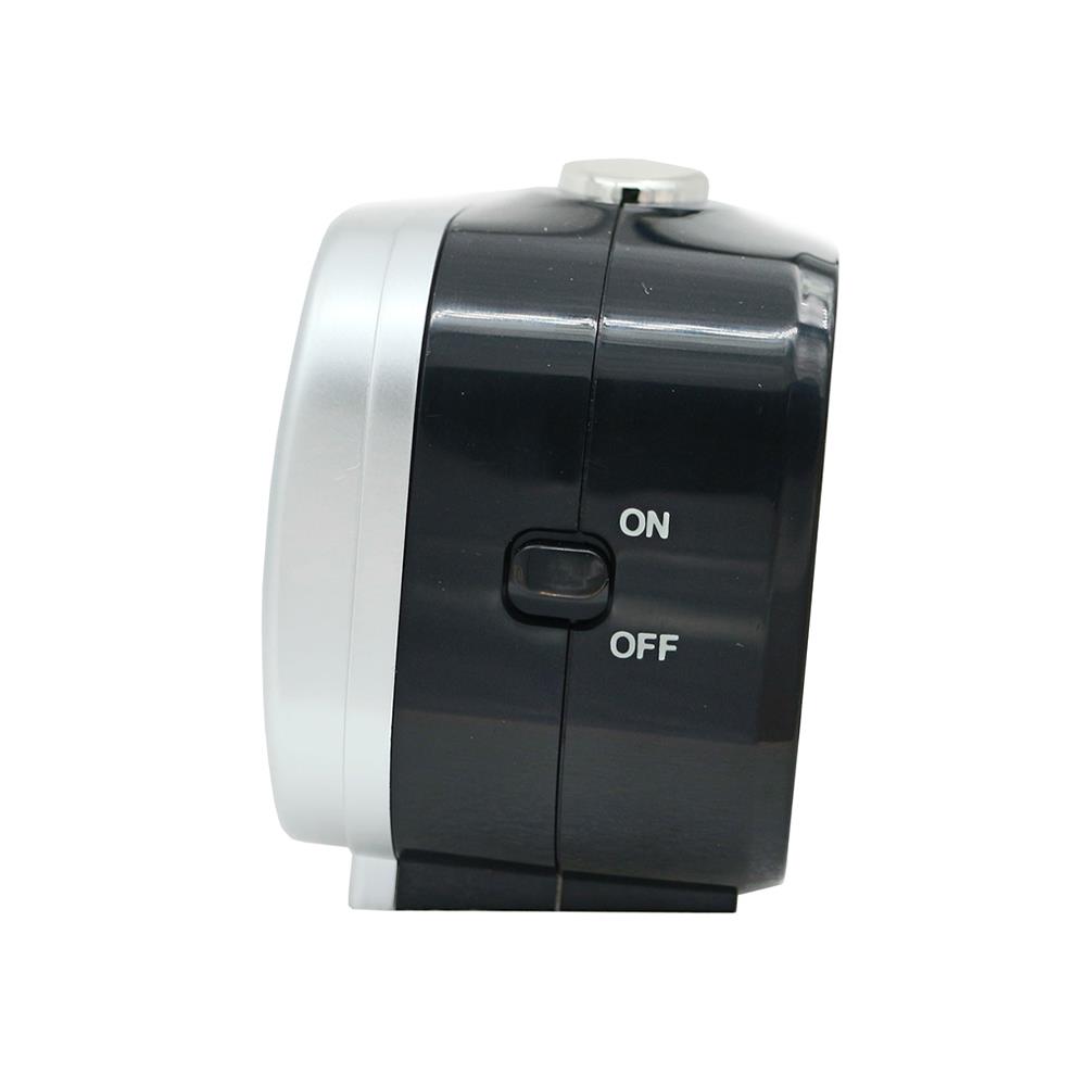 นาฬิกาปลุก SEIKO CLOCKS QHK060S 3.89X3.3 นิ้ว สีเงิน