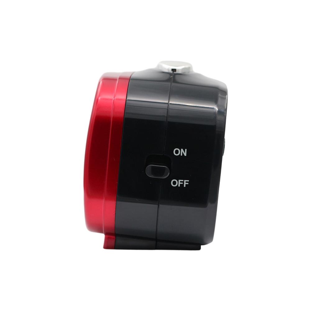 นาฬิกาปลุก SEIKO CLOCKS QHK060Q 3.89X3.3 นิ้ว สีแดง