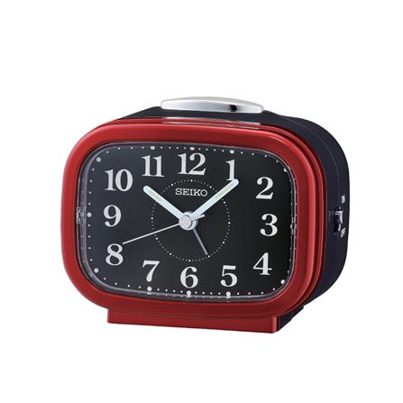 นาฬิกาปลุก SEIKO CLOCKS QHK060Q 3.89X3.3 นิ้ว สีแดง_0