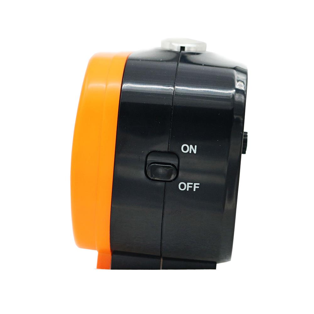 นาฬิกาปลุก SEIKO CLOCKS QHK060E 3.89X3.3 นิ้ว สีส้ม