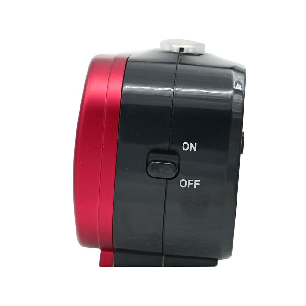 นาฬิกาปลุก SEIKO CLOCKS QHK060R 3.89X3.3 นิ้ว สีแดง