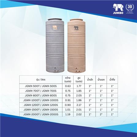 ถังเก็บน้ำ JUMBO GRAND ELIXIR 700 ลิตร สีทราย_4