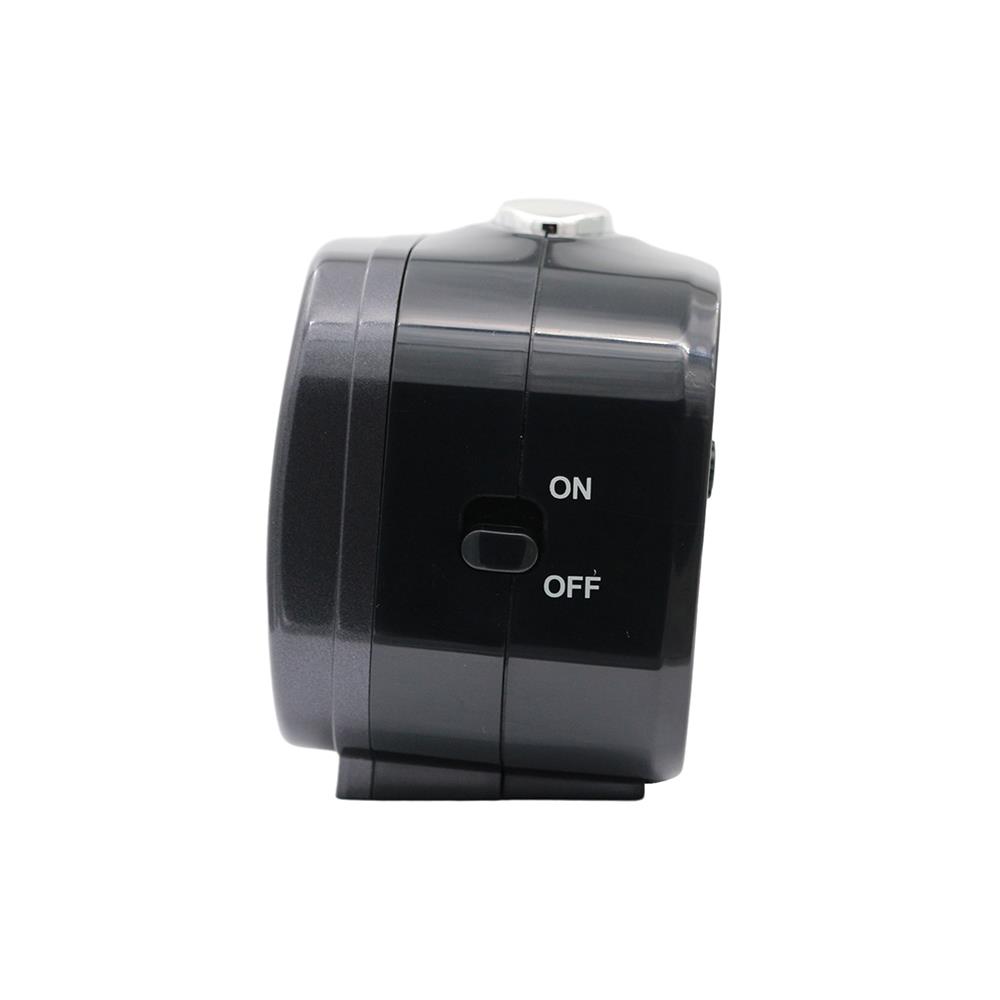 นาฬิกาปลุก SEIKO CLOCKS QHK060J 3.89X3.3 นิ้ว สีดำ