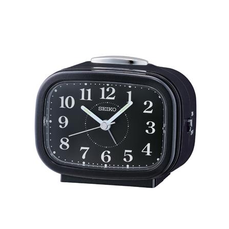 นาฬิกาปลุก SEIKO CLOCKS QHK060J 3.89X3.3 นิ้ว สีดำ