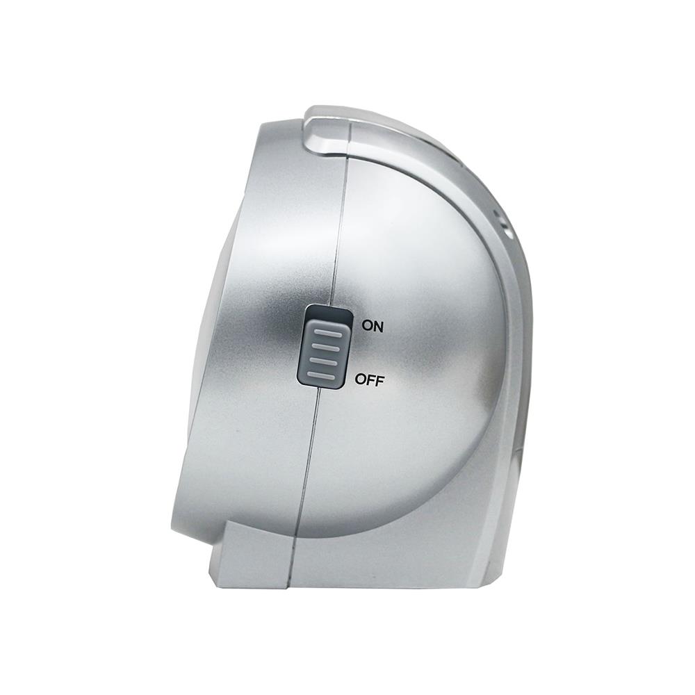 นาฬิกาปลุก SEIKO CLOCKS QHK059S 4.4X5 นิ้ว สีเงิน