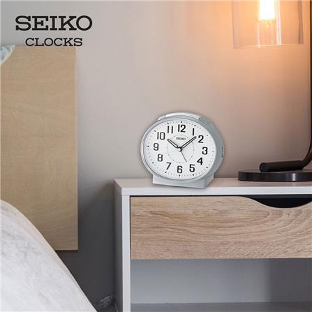 นาฬิกาปลุก SEIKO CLOCKS QHK059S 4.4X5 นิ้ว สีเงิน_4