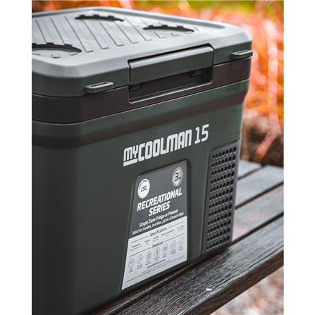 ตู้เย็นแช่แข็งพกพา MYCOOLMAN CCP15 15 ลิตร สีเขียว/น้ำตาล_6