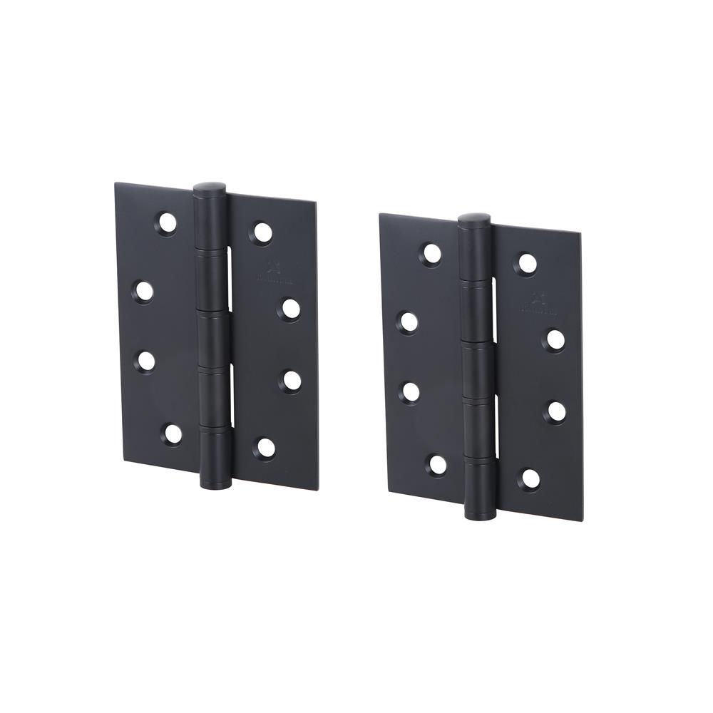 บานพับ 4X3 นิ้ว X 2 มม. HAFELE 489.04.043 สีดำ แพ็ก 2 ชิ้น