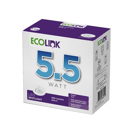 ดาวน์ไลท์ LED ECOLINK HG ESL190 3 นิ้ว 5.5 วัตต์ COOL WHITE สีขาว_2
