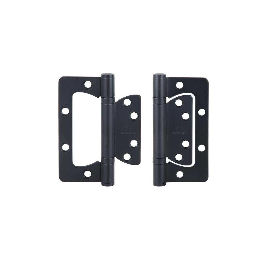 บานพับ 4X3 นิ้ว X 2.5 มม. HAFELE 483.02.451 ไม่เซาะร่อง สีดำ แพ็ก 2 ชิ้น