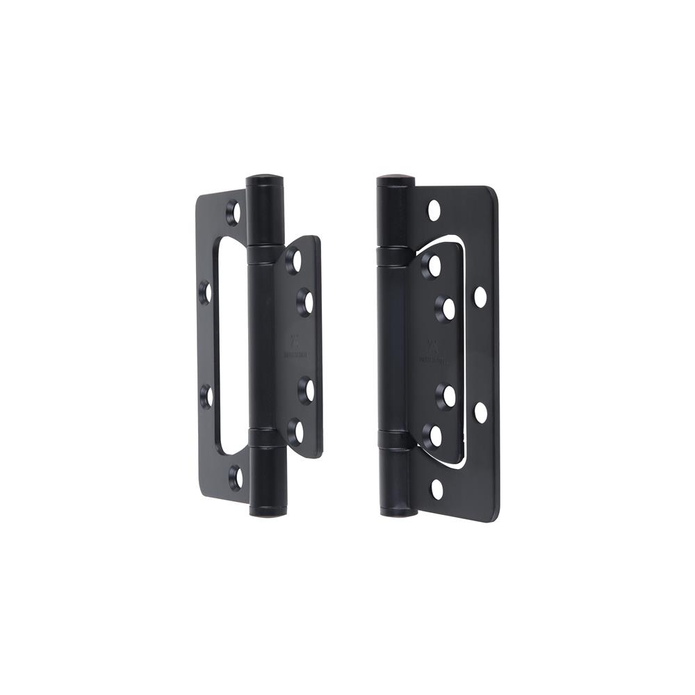 บานพับ 4X3 นิ้ว X 2.5 มม. HAFELE 483.02.451 ไม่เซาะร่อง สีดำ แพ็ก 2 ชิ้น