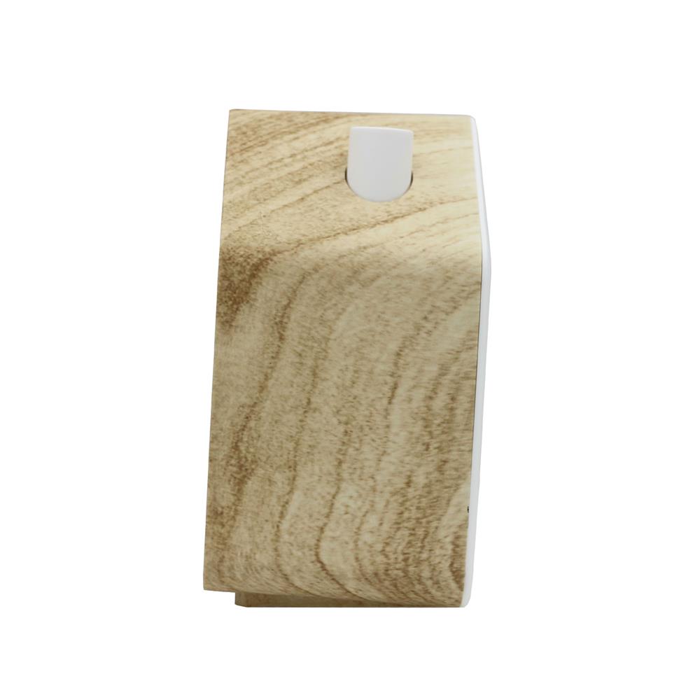 นาฬิกาปลุก SEIKO CLOCKS QHP011A 4.33X3.38 นิ้ว สีน้ำตาลอ่อน