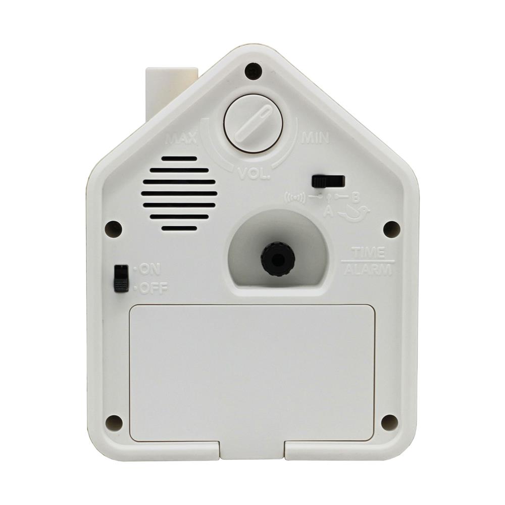 นาฬิกาปลุก SEIKO CLOCKS QHP011A 4.33X3.38 นิ้ว สีน้ำตาลอ่อน