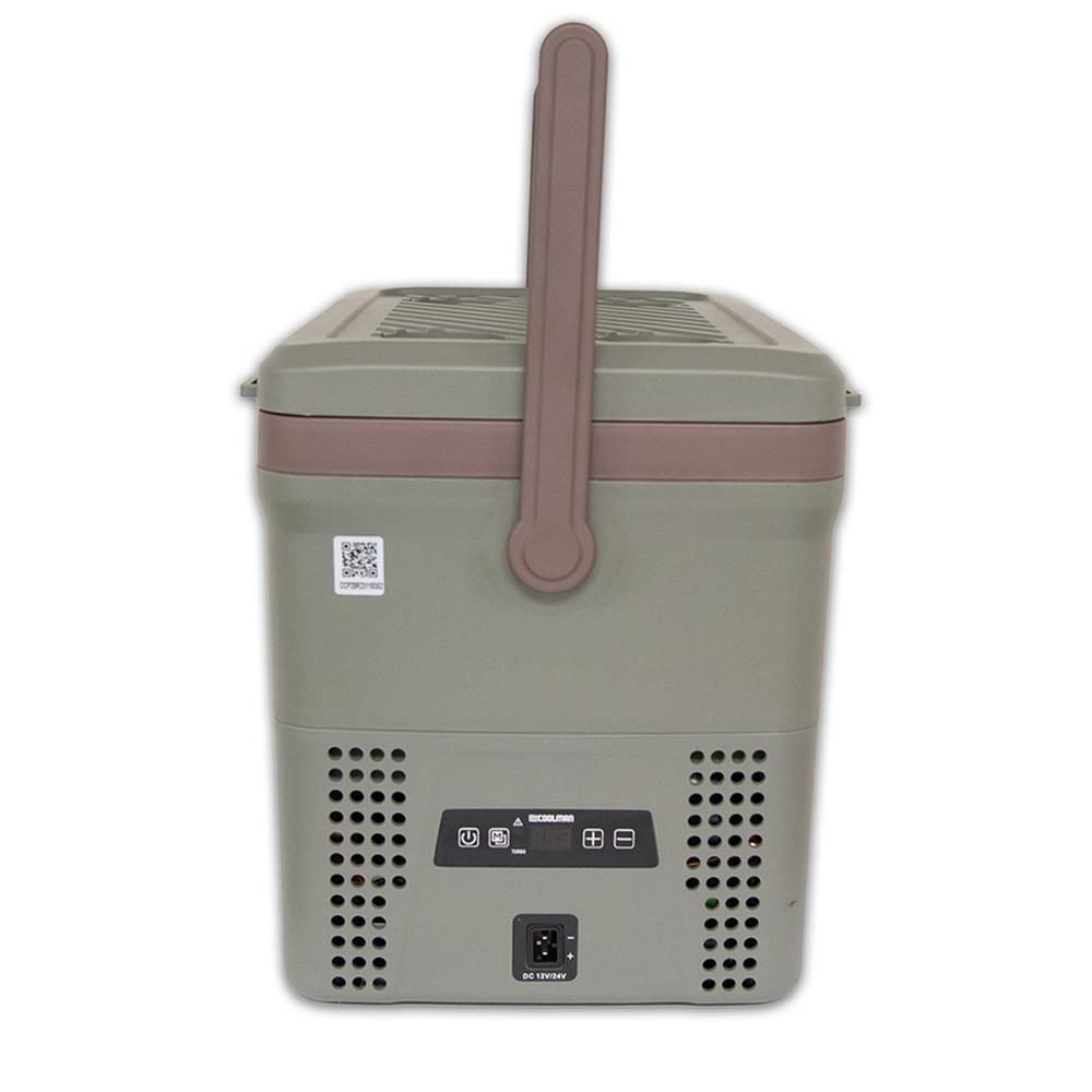 ตู้เย็นแช่แข็งพกพา MYCOOLMAN CCP20 19.3 ลิตร สีเขียว/น้ำตาล