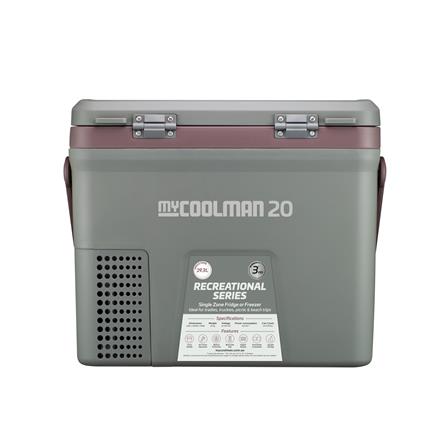 ตู้เย็นแช่แข็งพกพา MYCOOLMAN CCP20 19.3 ลิตร สีเขียว/น้ำตาล_0