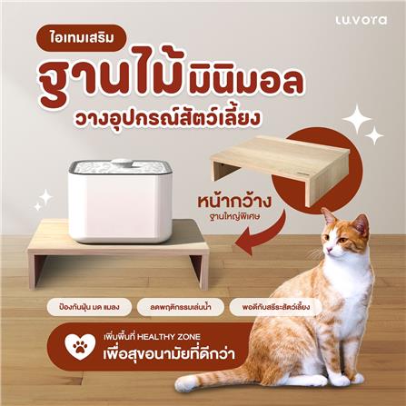 ฐานรองน้ำพุแมว LUVORA CATASS01 23.8X34X8 ซม._8