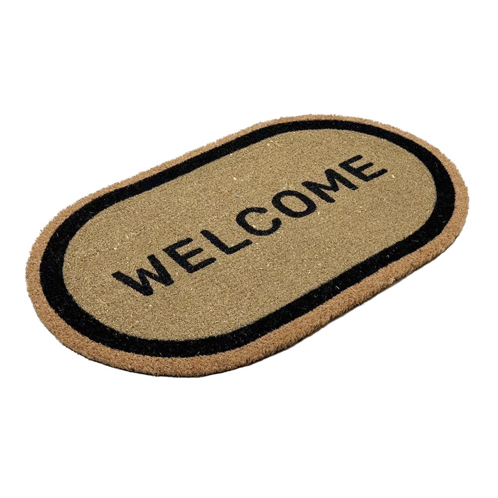 พรมกากมะพร้าว HOME LIVING STYLE W.CAPSULE 45X75 ซม. สีดำ