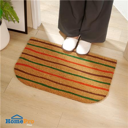 พรมกากมะพร้าว HOME LIVING STYLE CURVE 45X75 ซม. สีเขียว_6